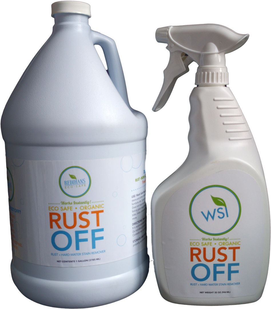 Composite Deck Seal - Wash Safe Industries Ws-ro-32 Clear Rust Off Rust And (1152x1440), Png Download