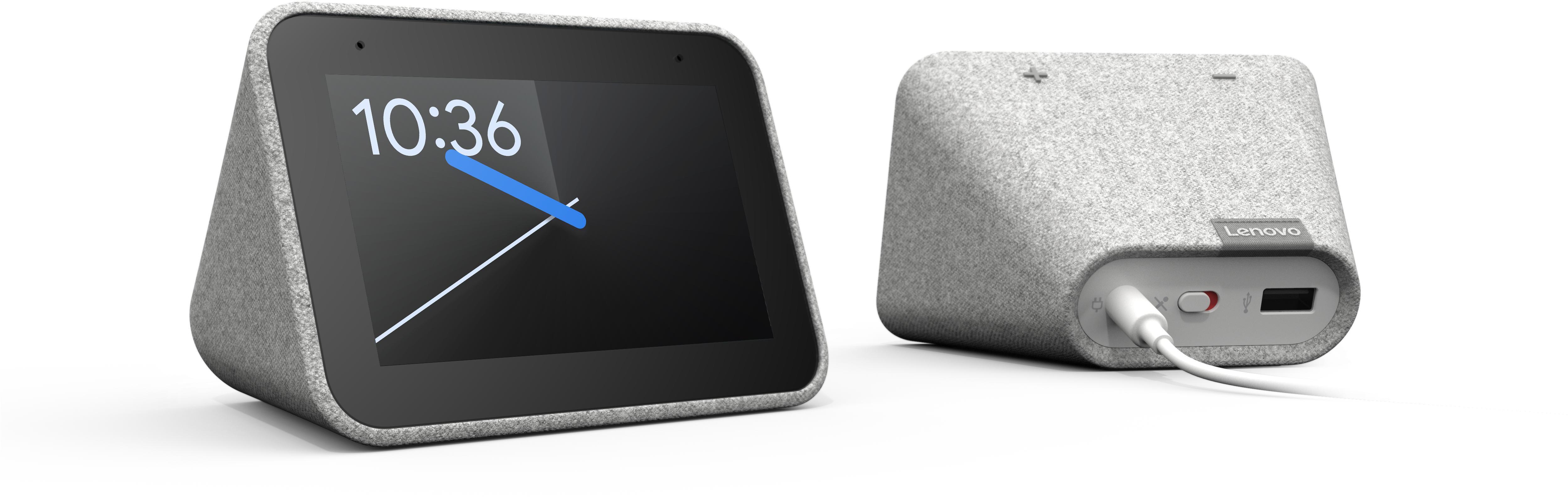 The Touchscreen Device Includes Two Buttons On The - Google Assistant (5000x3333), Png Download