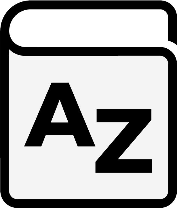 Dictionary Clipart Glossary - Glossary Icon (646x735), Png Download