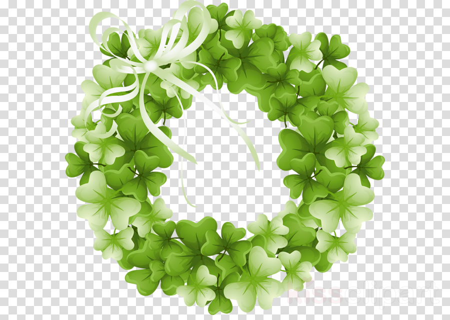 St Patricks Day Wreath Clip Art Clipart Saint Patrick's - St Patricks Day Wreath Clip Art (900x640), Png Download