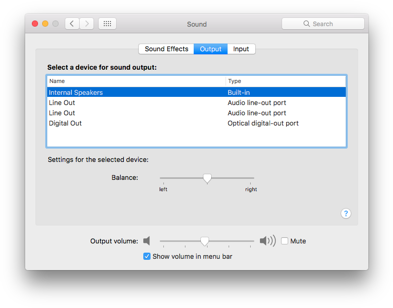 Sound Output Devices - Mac Os Usb Sound Output (780x612), Png Download