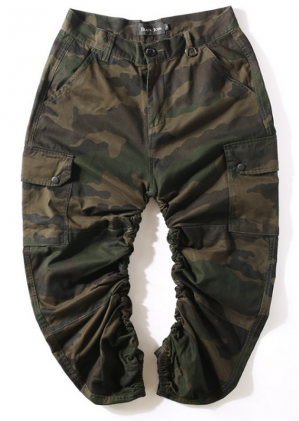 Black Icon Inner Ruffle Pants - Trousers (600x600), Png Download