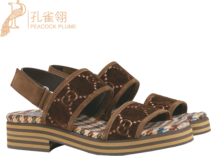 Gucci ベルベット ストラップ サンダル (800x800), Png Download