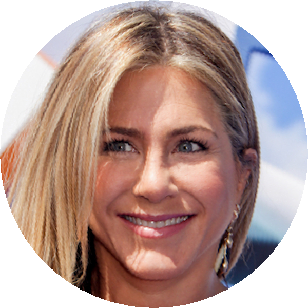 Jenniferaniston - Blond (600x600), Png Download