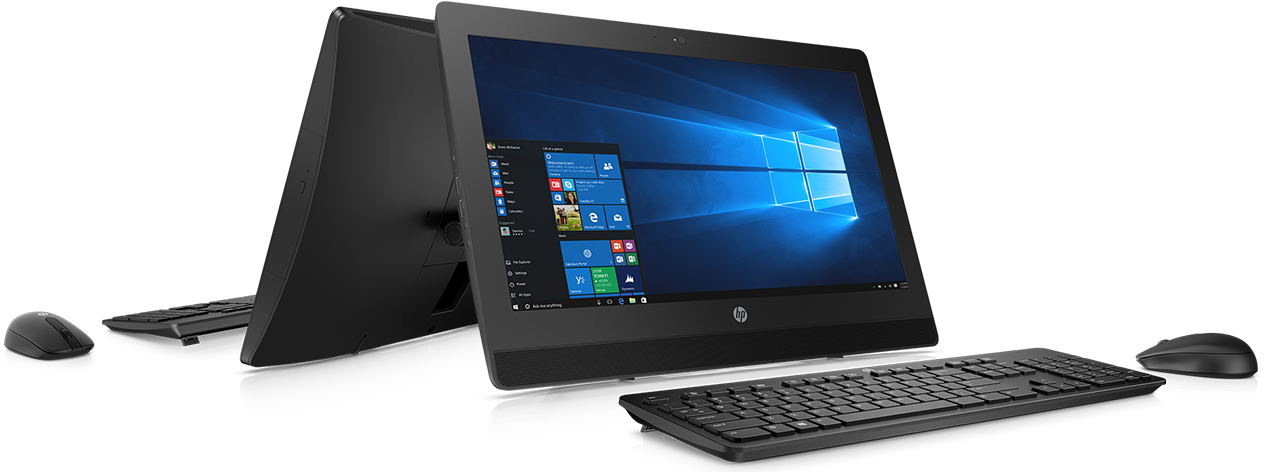 Sleek, Elegant Design - Hp Pro One 400 G3 (1280x503), Png Download