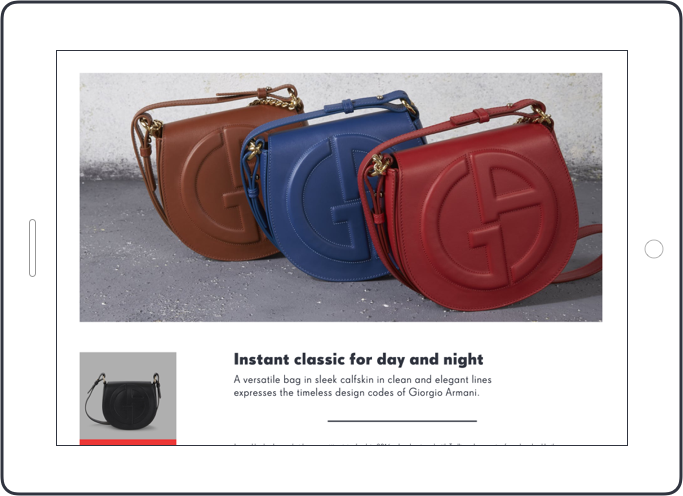 Ipad Mockup - Armani (683x496), Png Download