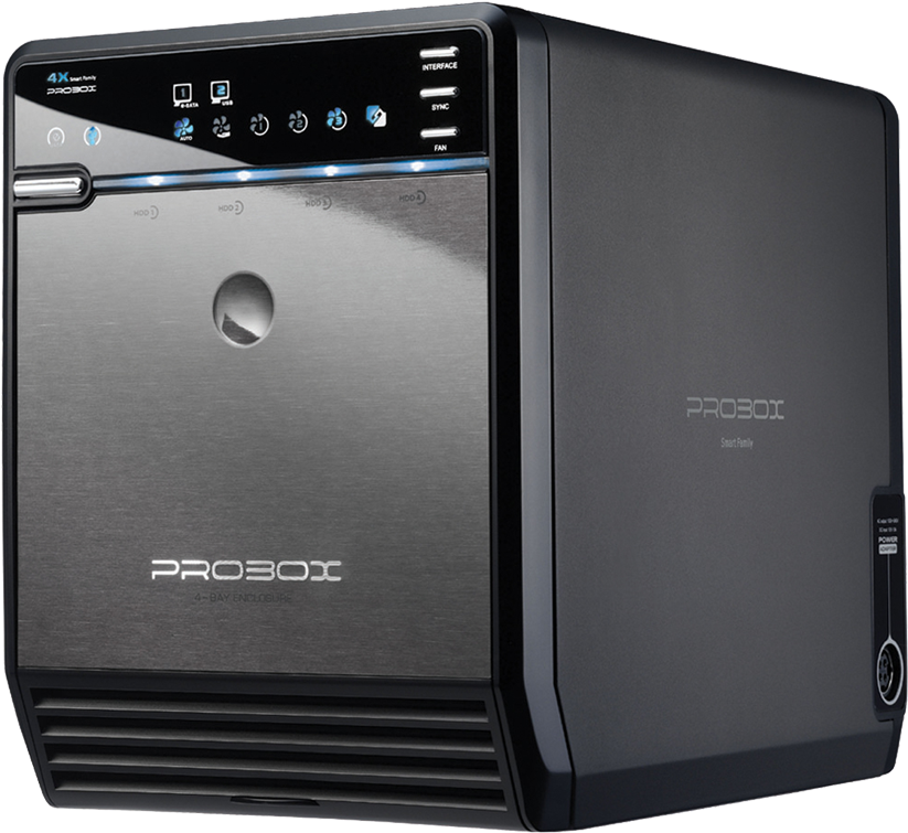 Mediasonic Hf2-su3s2 Probox 4 Bay Hard Drive Enclosure (1200x800), Png Download