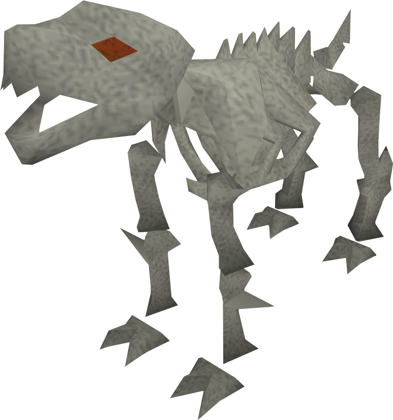 Skeleton Hellhound (773x825), Png Download