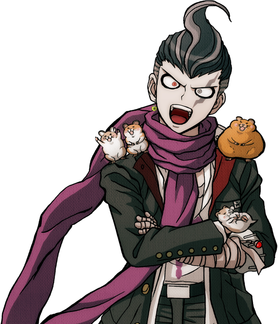 14 Dec - Danganronpa Tanaka (901x1049), Png Download