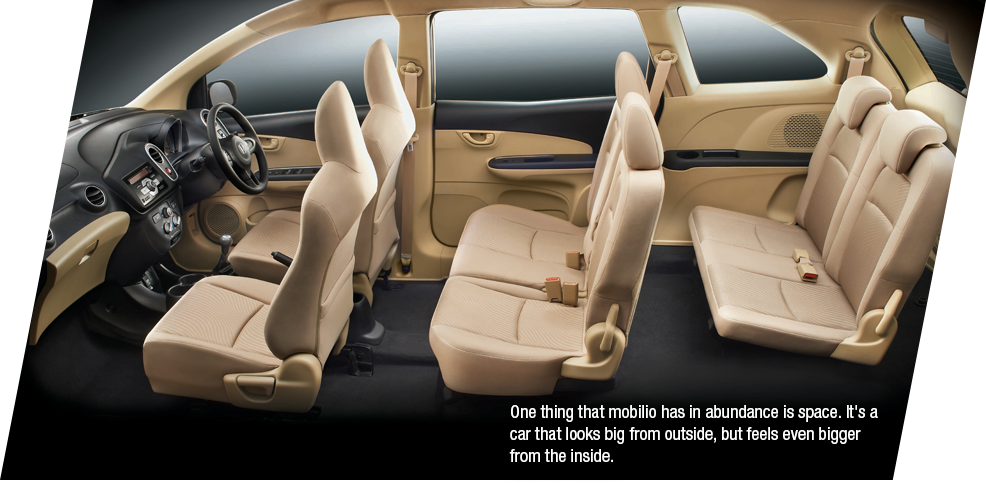 Honda Mobilio 7 Seater Car Price (986x483), Png Download