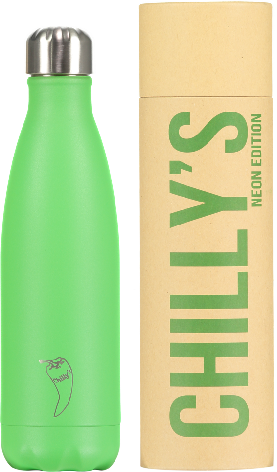 Download Chilly's Bottle 500ml Neon Green Chilly's Bottles 500ml