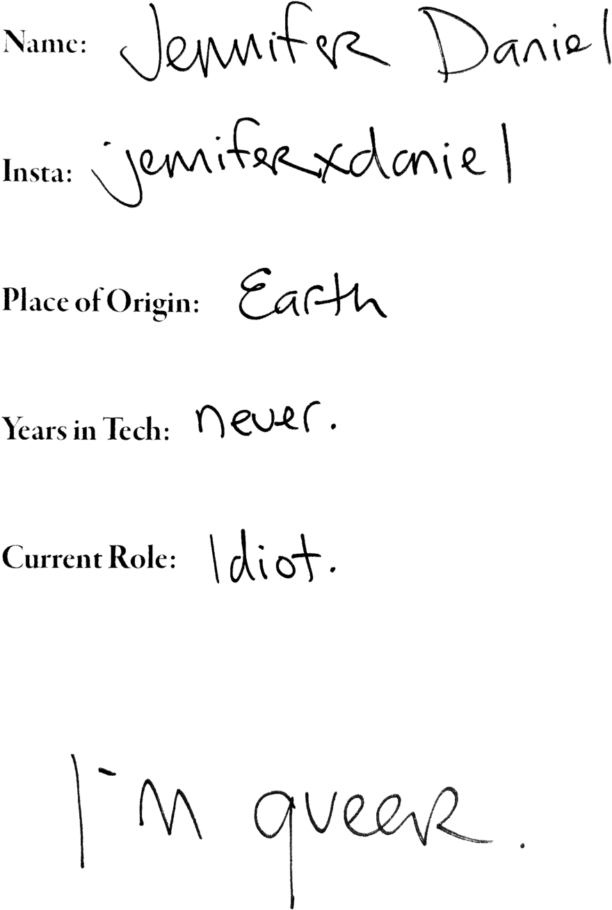Jennifer-daniel - Handwriting (1000x1376), Png Download