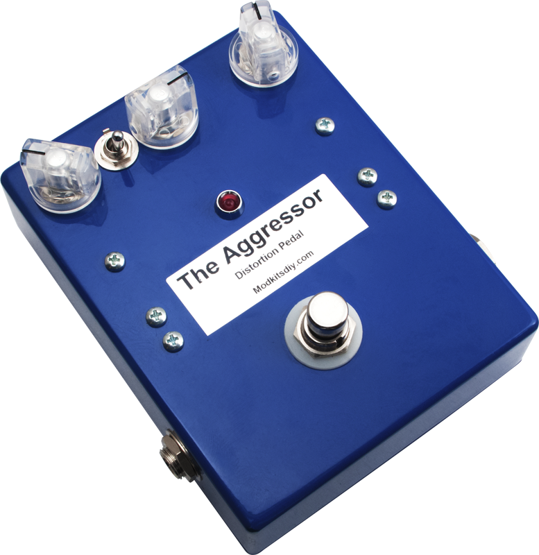 Effects Pedal Kit - Kit - The Aggressor Distortion Pedal Kit Mod Kits Diy (777x800), Png Download