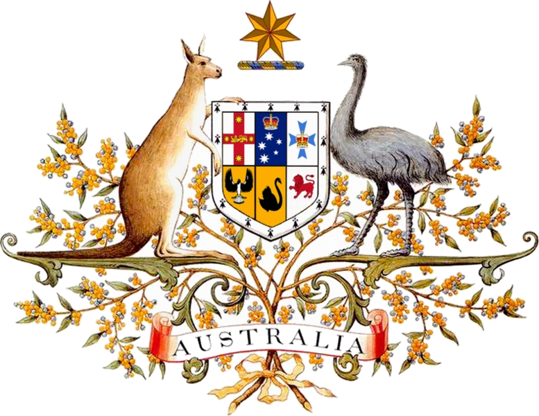 Australian Coat Of Arms 2017 (777x600), Png Download