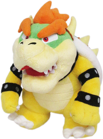 Little Buddy - Mario - Plush - Bowser - 10 Inch - Nintendo Bowser Plush (640x480), Png Download