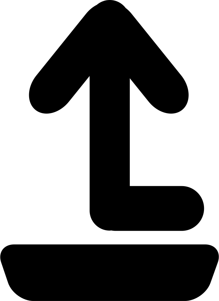 Phone Top View With Up Arrow Symbol To Answer A Call - Up To Symbol (714x980), Png Download