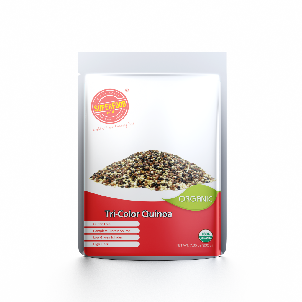 Quinoa - Nuts.com Organic Tricolor Quinoa 1 Lb Bag - Bulk Sizes (1024x1024), Png Download