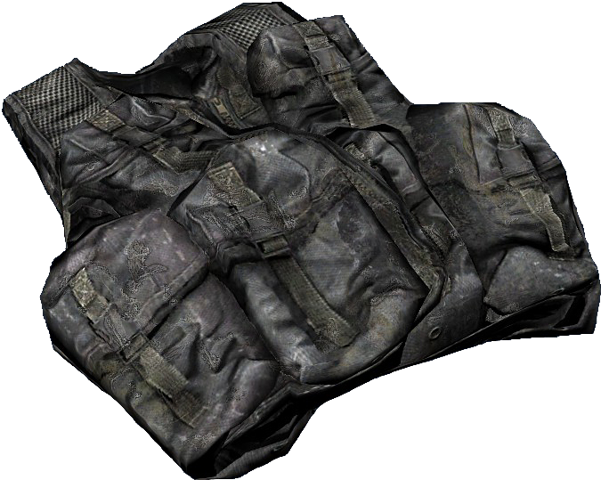 Uk Assault Vest Black Damaged - Bag (685x685), Png Download