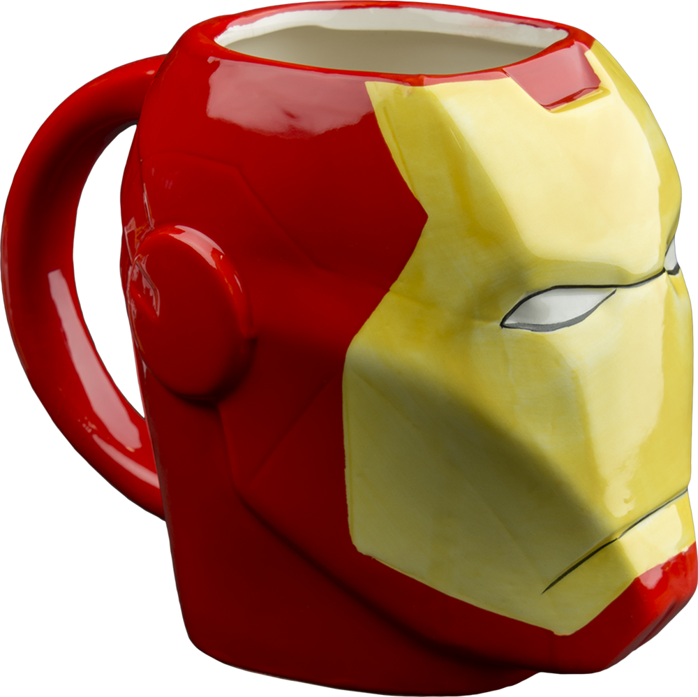 Iron - Iron Man Mug (1000x998), Png Download