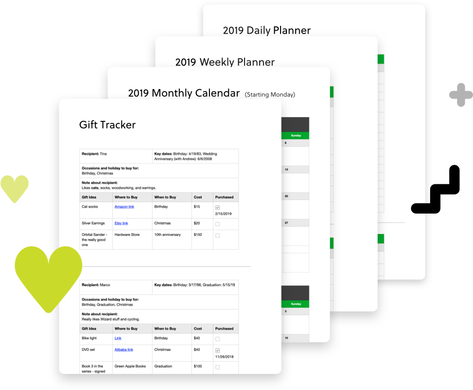 It's Not Too Late To Get Organised For Christmas With - Template (970x845), Png Download