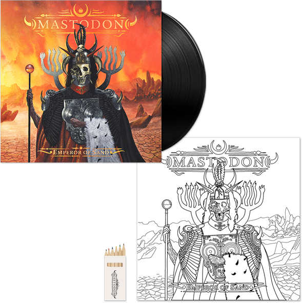 2xlp 180g Vinyl In A Gatefold Jacket - Mastodon Emperor Of Sand Vinyl (589x591), Png Download
