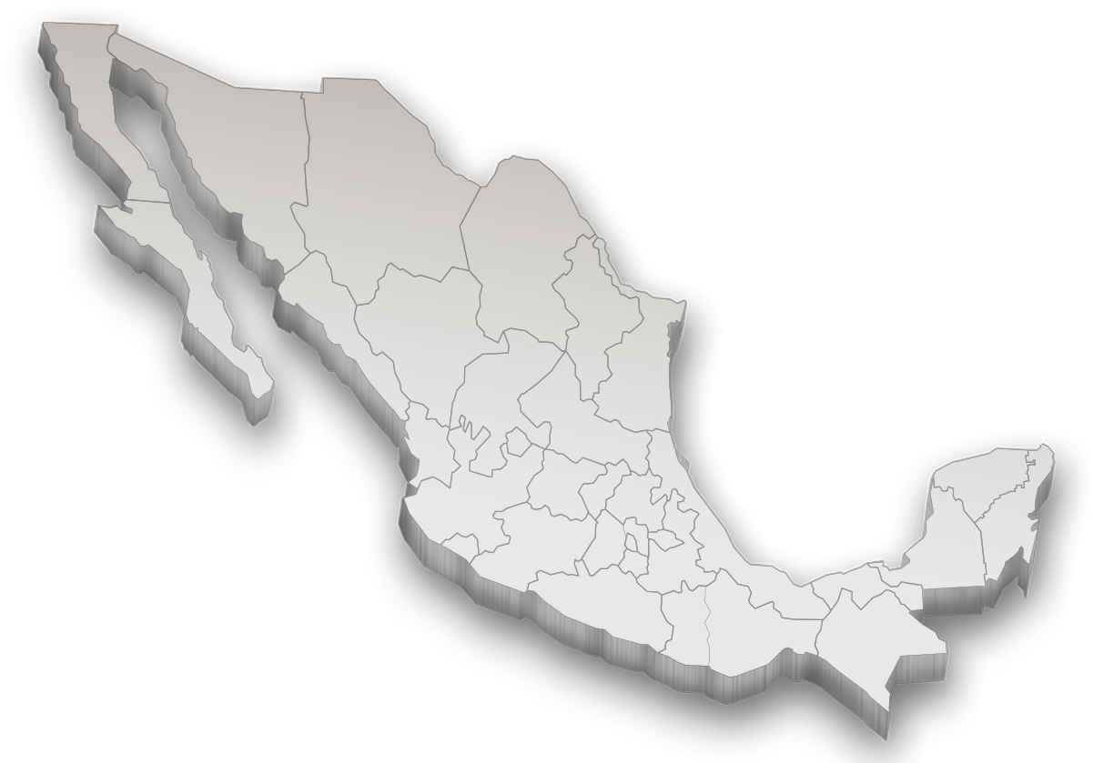 Mapa De Mexico Png Images