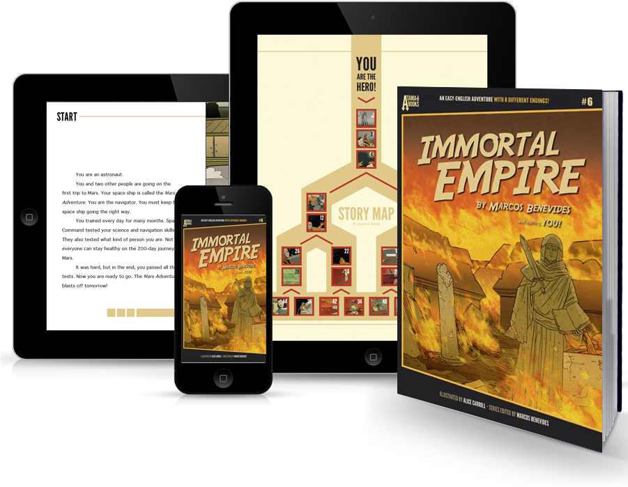 Immortal Empire - Immortal Empire: An Easy-english Adventure With 8 Different (900x710), Png Download