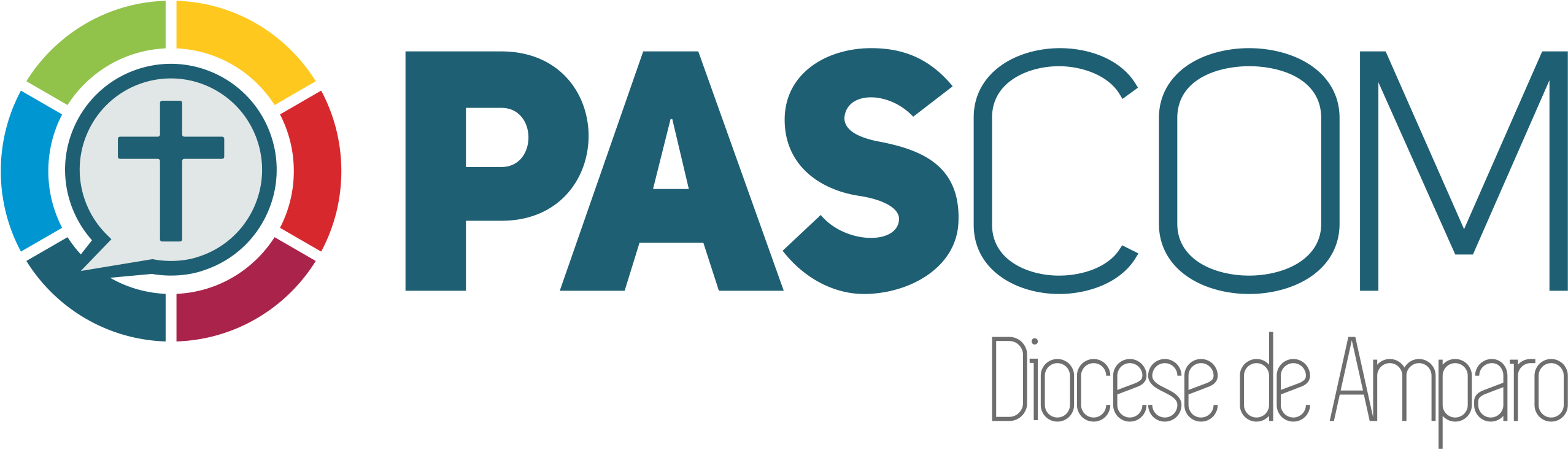 A Pastoral Da Comunicação De Nossa Diocese Formará - Pascom Pastoral Da Comunicação (3042x1182), Png Download