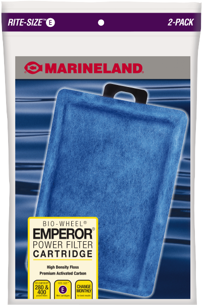 Marineland - Emperor Filter Cartridge E - 4 Pack (640x640), Png Download