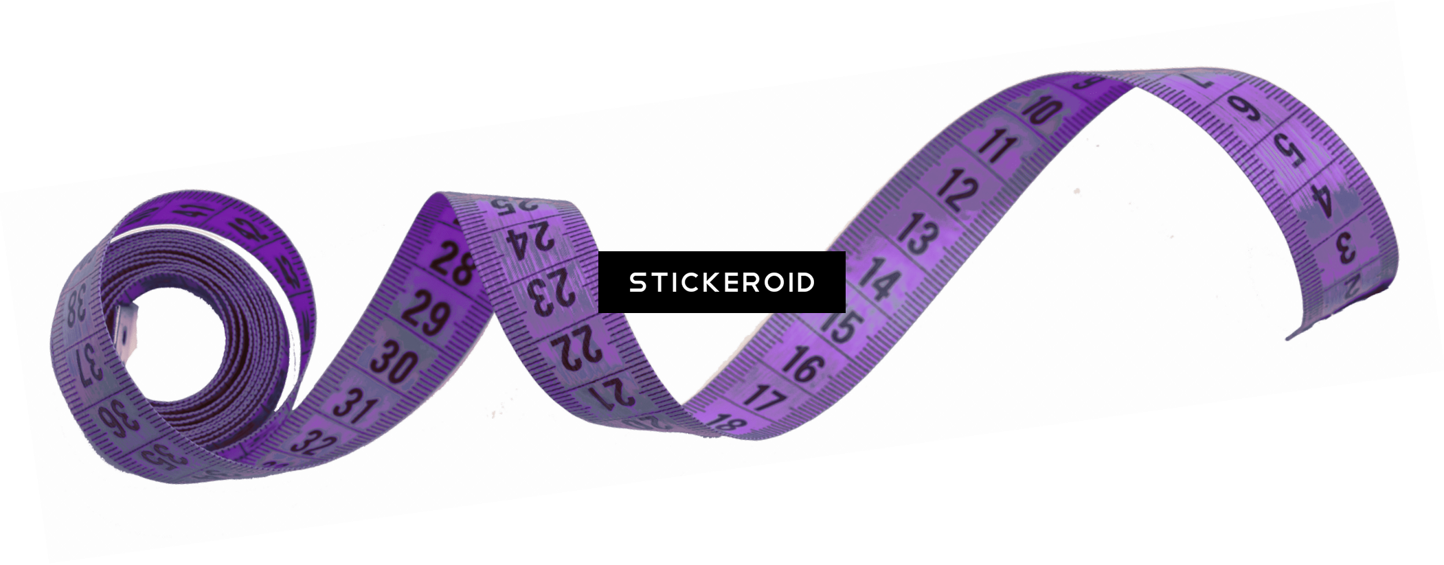 Purple Flower Emoji - Strap (2102x823), Png Download