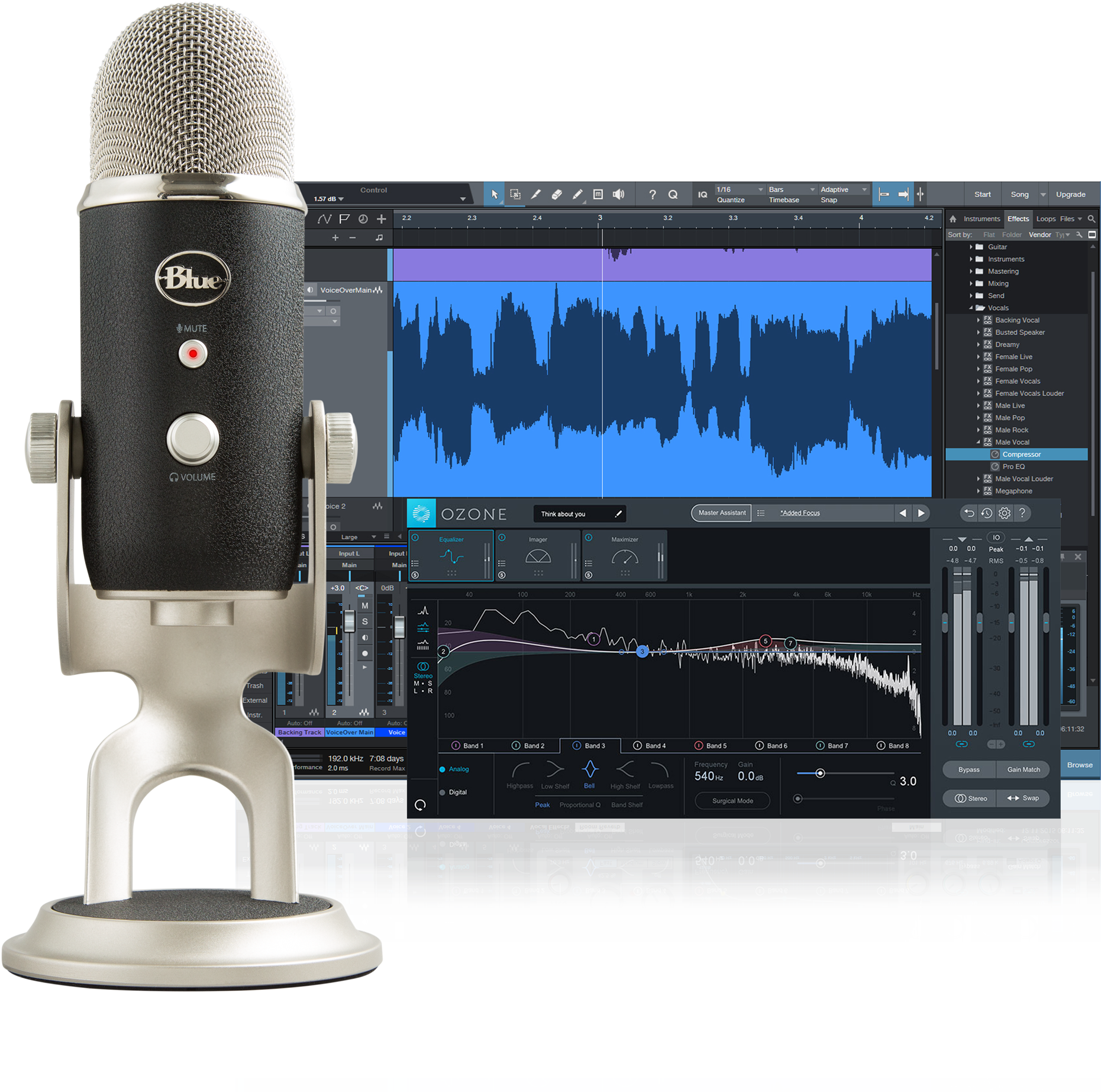 Yetiprostudio Main - Blue Microphones Yeti Pro Studio (2000x2000), Png Download