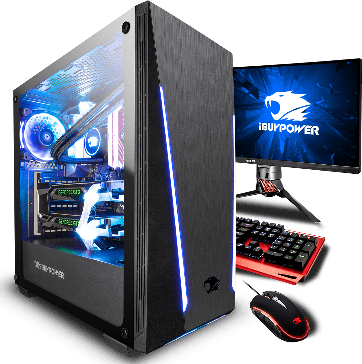 3 Customer Reviews - Ibuypower Gaming Pc Desktop (1200x1200), Png Download