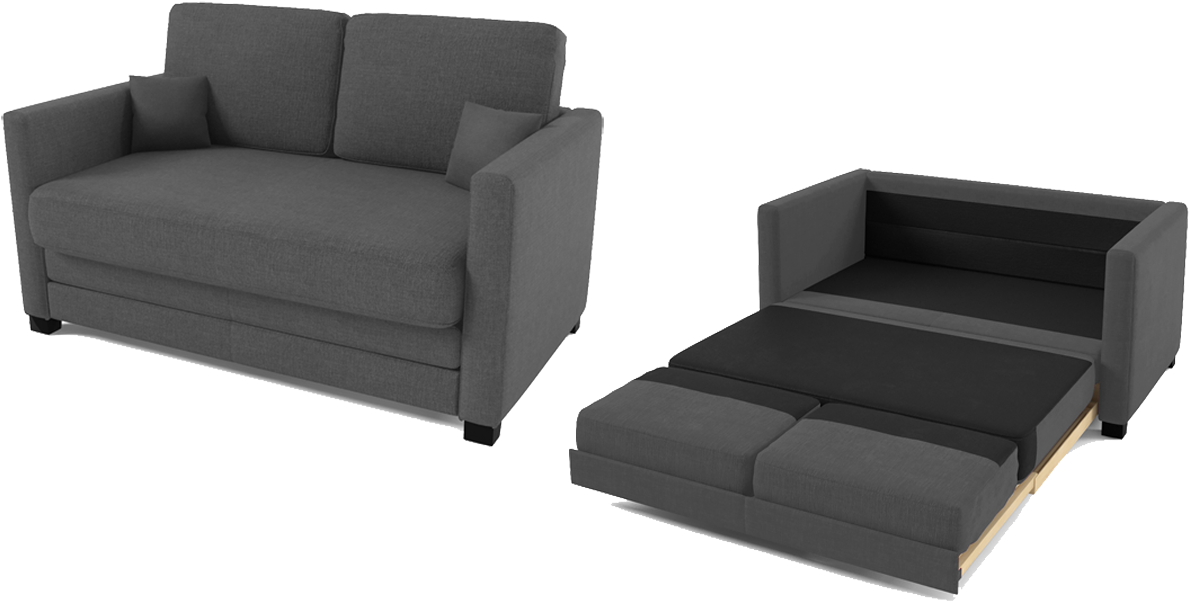 Sofa Bed Png Transparent Hd Photo Png Mart Furniture - 2 Seater Sofa Bed (1280x630), Png Download
