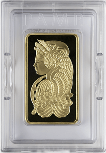 10 Oz Pamp Suisse Gold Bar - 10 Oz Gold Bar Pamp Suisse Fortuna (600x600), Png Download