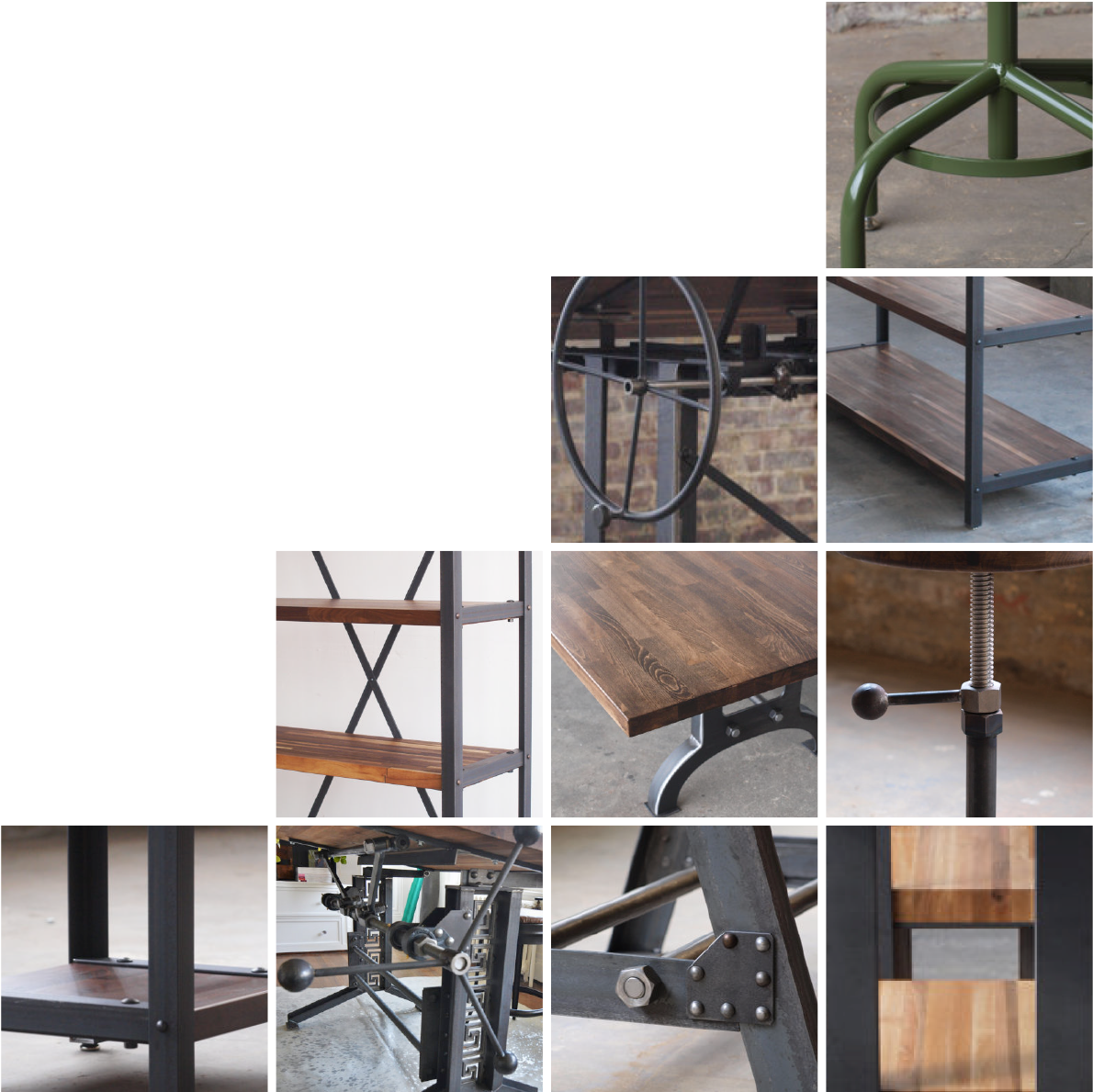 Campos Iron Works Modern Industrial Furniture - Ironworks Modern (1205x1203), Png Download