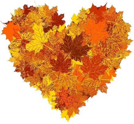Fall Clip Autumn Wedding - Autumn Love (600x556), Png Download