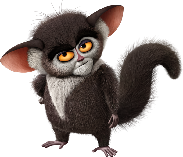 Download Ahkj Maurice And King Julien PNG Image with No Background