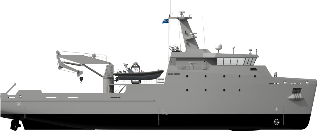 Tested Design Solutions - Damen Multi Role Auxiliary Vessel 1600 (1300x575), Png Download