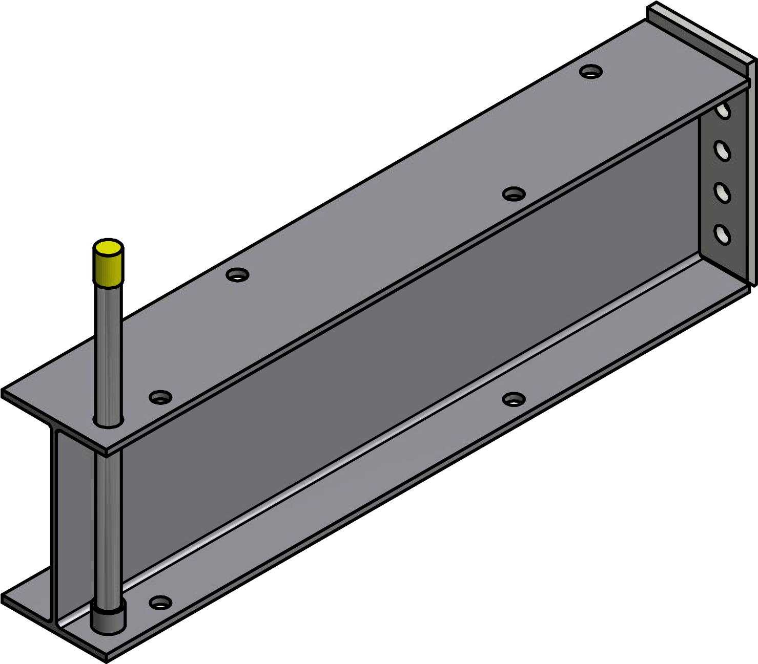 Stop Bar With Socket-rack Base - 80pc Socket Rack Tray Sockets (1486x1304), Png Download