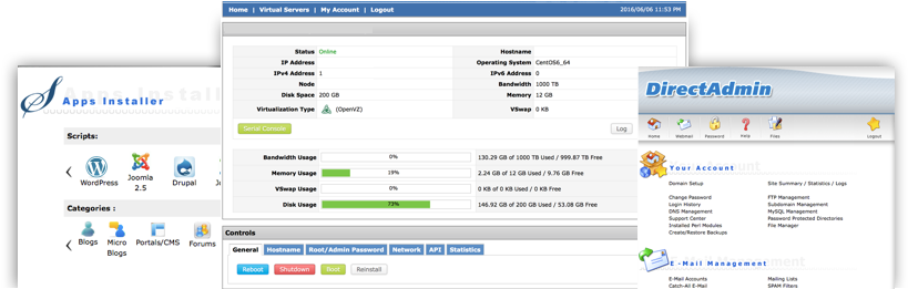 Simple And Easy To Use Control Panel - Web Hosting Service (940x429), Png Download