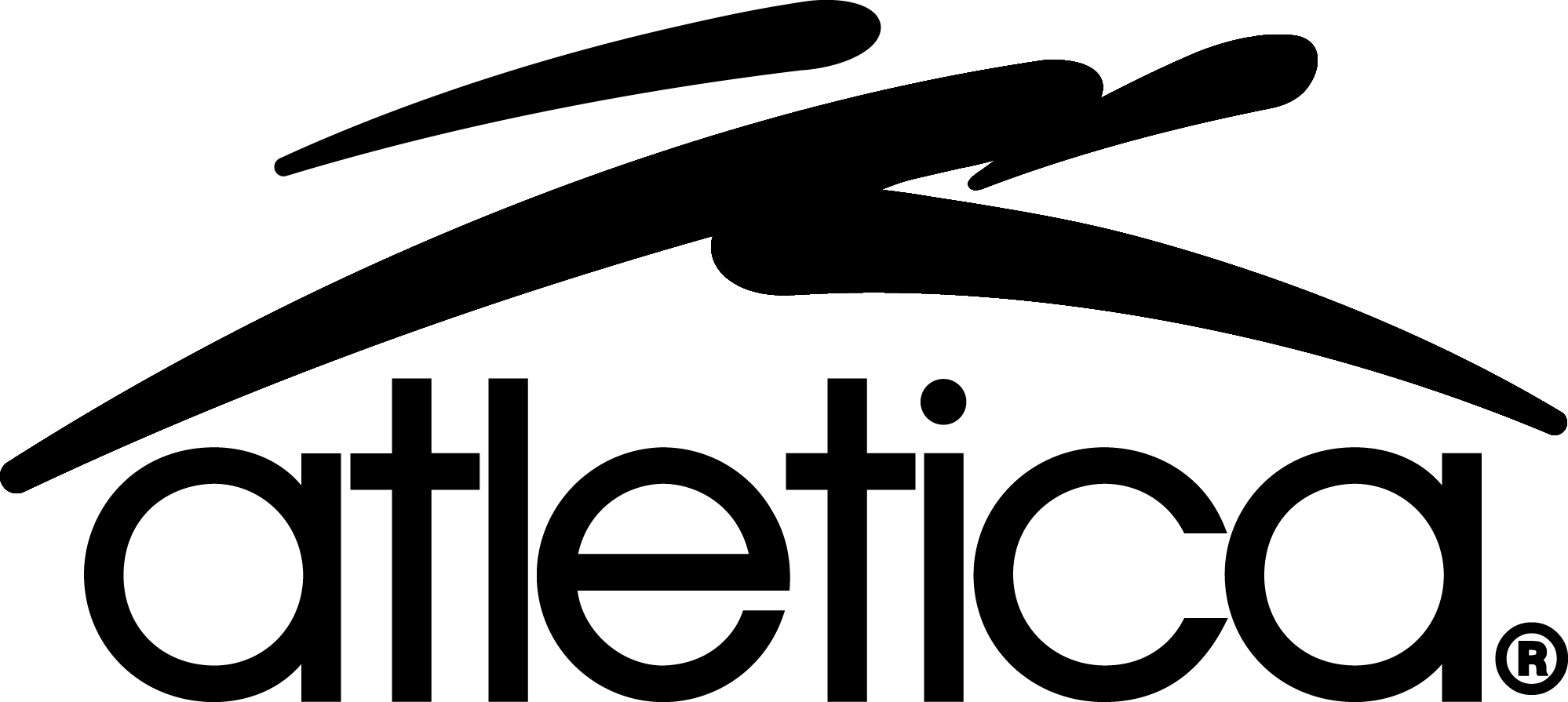 Logo Negro - Atletica Logo (1998x895), Png Download