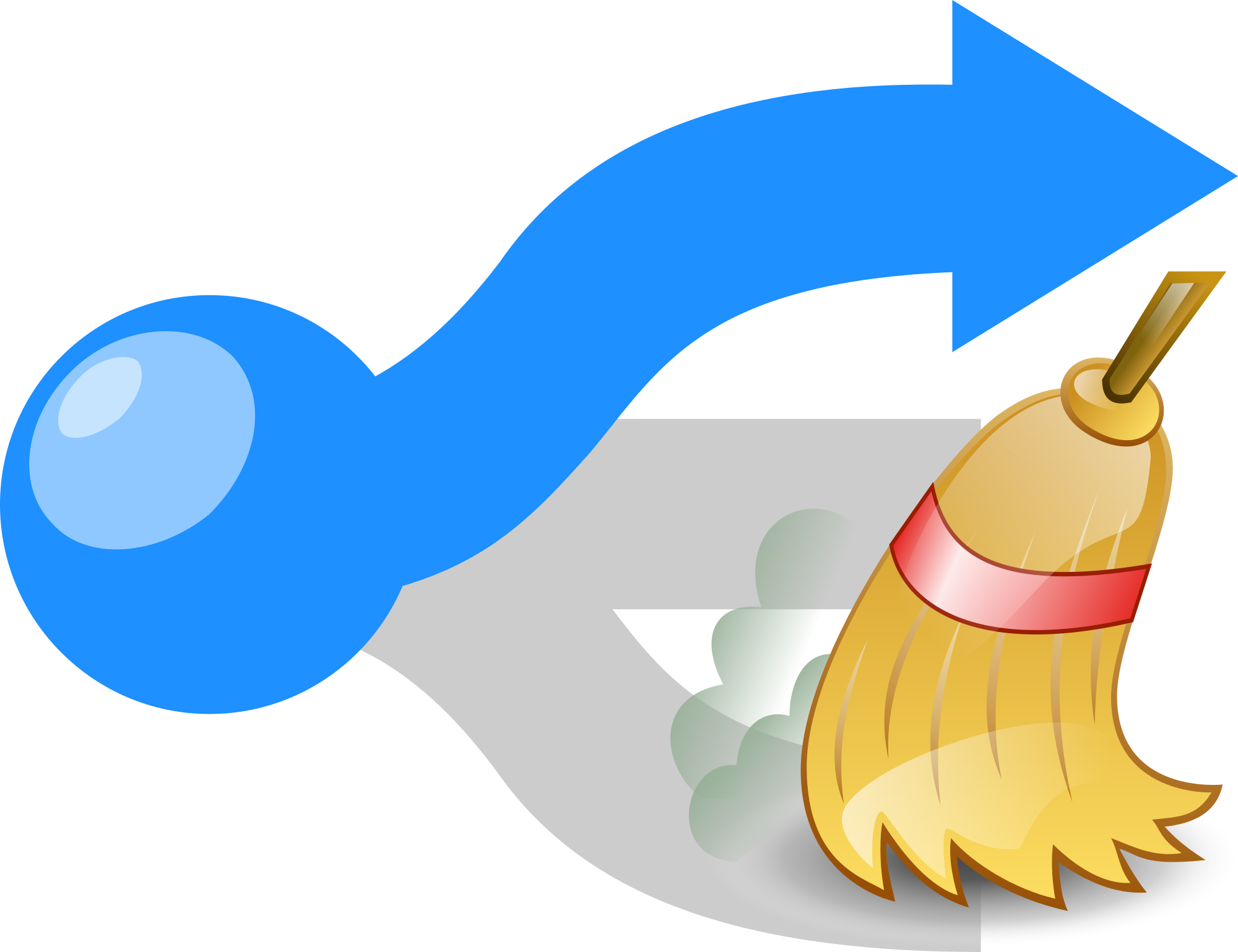 Open - Broom (2000x1538), Png Download