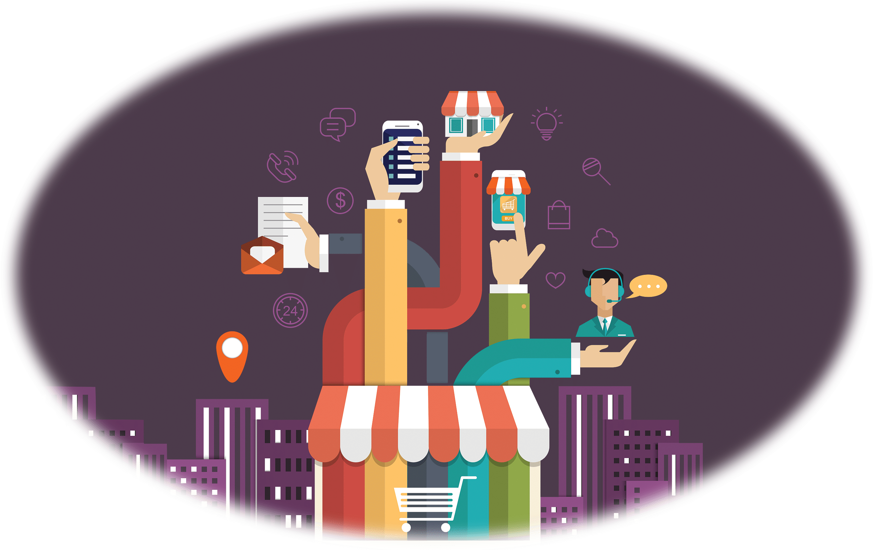 Leader - Vendas Omnichannel (2863x1800), Png Download
