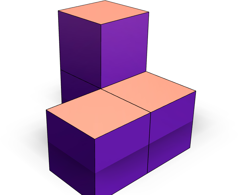 3d Tetris Piece - 3d Tetris (1024x768), Png Download