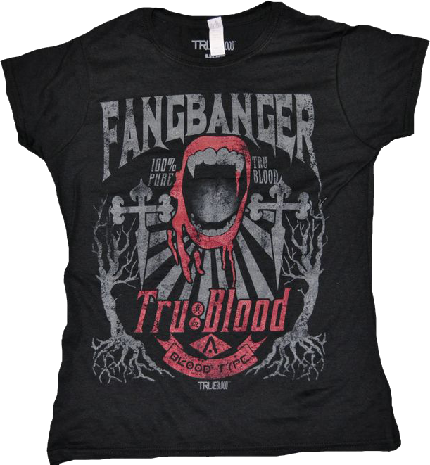 Fangbanger Female T-shirt M - Fangbanger T Shirt (611x661), Png Download