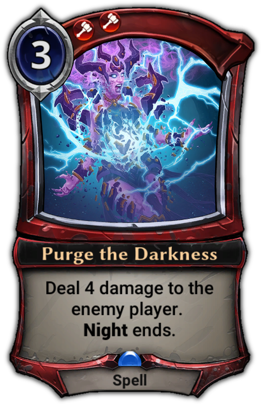 Purge The Darkness - Eternal Card Game Oni (529x801), Png Download