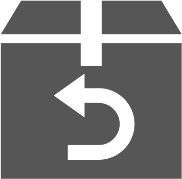 Easy Returns - Easy Return Icon Black (582x582), Png Download