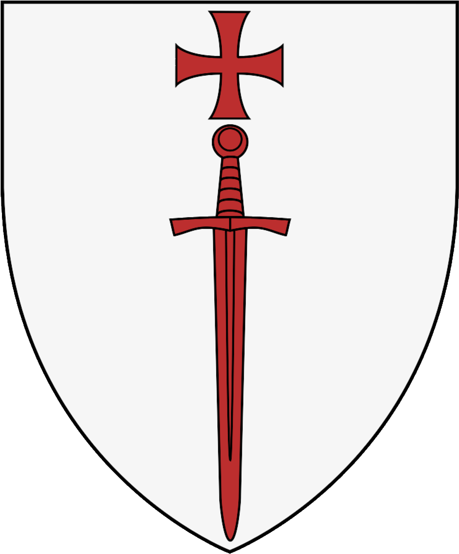 Pope Innocent Iii, Medieval Shields, Military Orders, - Орден Меченосцев (1032x1198), Png Download