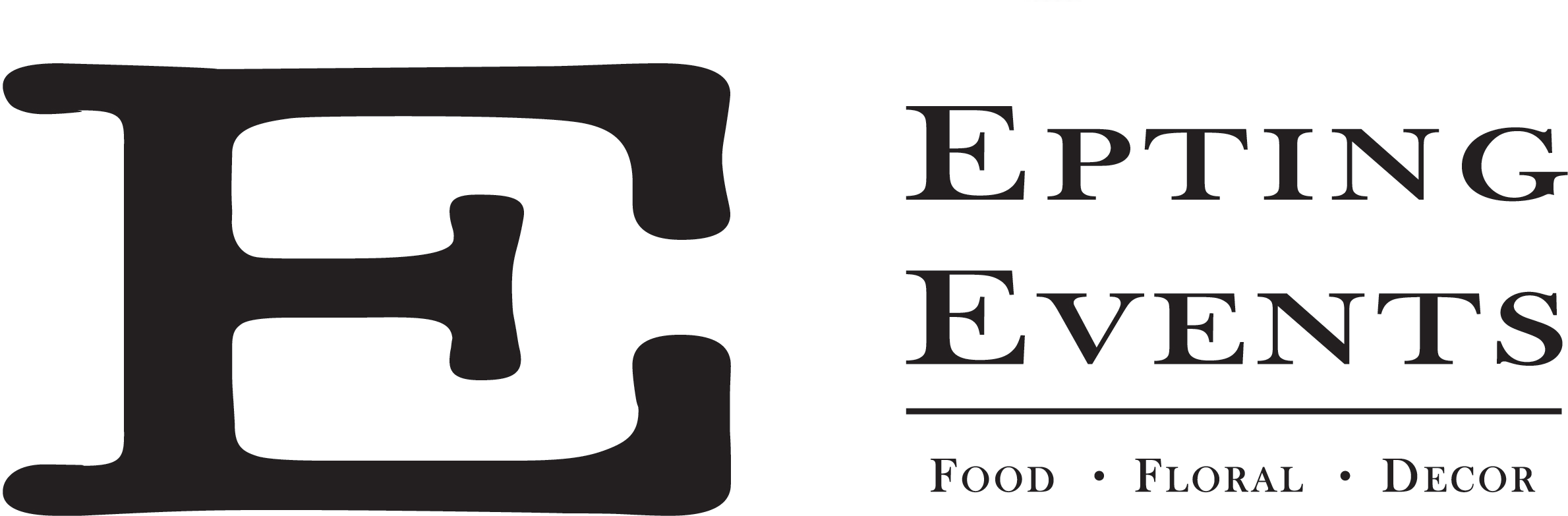 Menus - Epting Events Logo (2691x892), Png Download