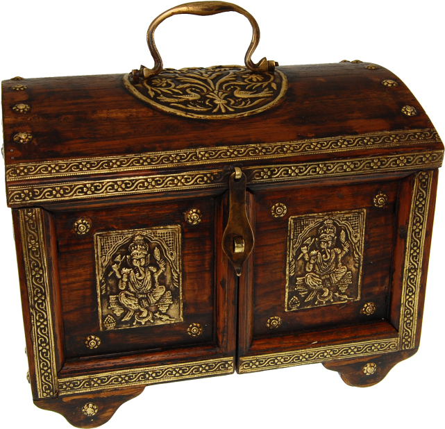 Half Round Jewelry Puzzle Box - Antique Chinese Puzzle Box (640x640), Png Download